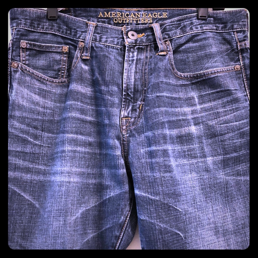 American Eagle Relaxed Straight Jeans 32x30